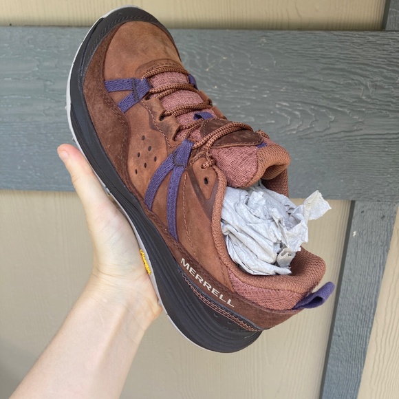 Merrell Siren 4 Traveller | Women's Size 6.5 Hiking Shoe | Nutshell/Velvet - Picture 6 of 7